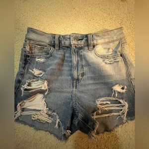 Denim blue shorts